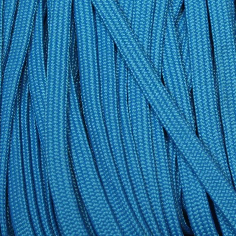 Whip Maker (WhipMaker) 3/16 Inch Colonial Blue Coreless or Hollow Flat Nylon Cord Made in the USA aka 650 Coreless Paracord. - Paracord Galaxy