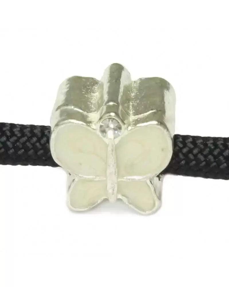 White Butterfly Charm (1 pack) - Paracord Galaxy