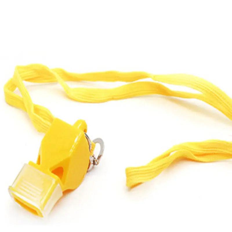 Yellow Plastic Whistle - Paracord Galaxy