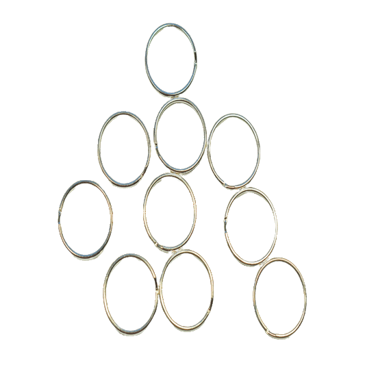 Split Ring 1 1/8 inch outside dimension  (10 Pack)