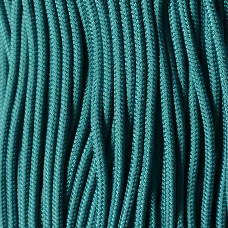 425 Paracord Teal Blue Made in the USA (100 FT.)  163- nylon/nylon paracord