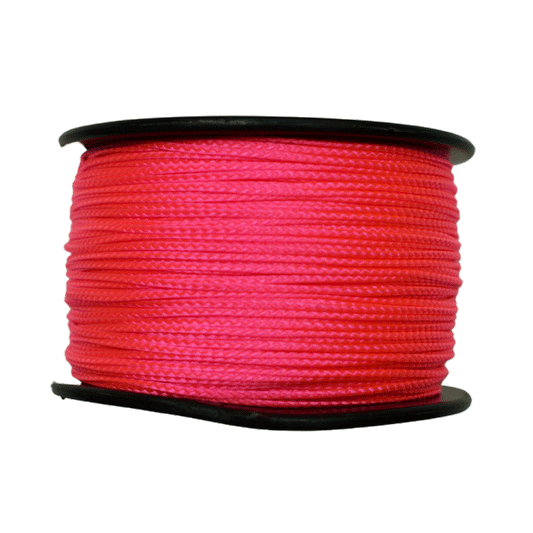 ***Nano Cord Hot Pink Made in USA (300 FT.)  167- poly/nylon paracord